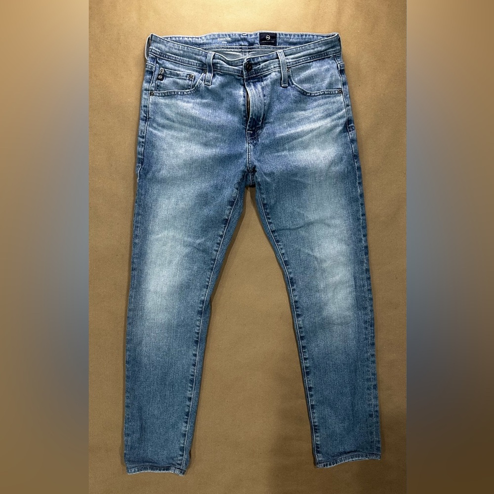 AG Stockton Jeans 33x32 • Premium Denim • Classic Blue Wash